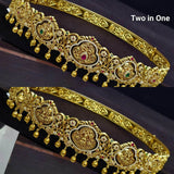 Nakshi Work with AD Stones Bridal Hip Belt (Gold Replica) - Nakshatra Jewels