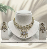Victorian Polish AD Stones Necklace