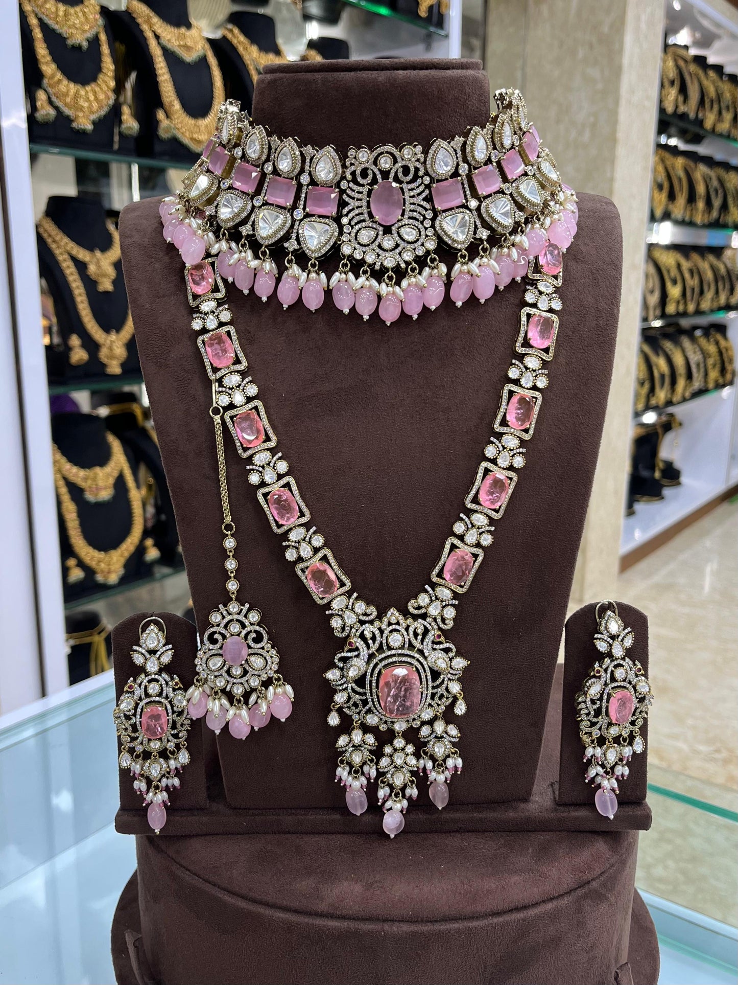 Moissanite Stones Bridal set