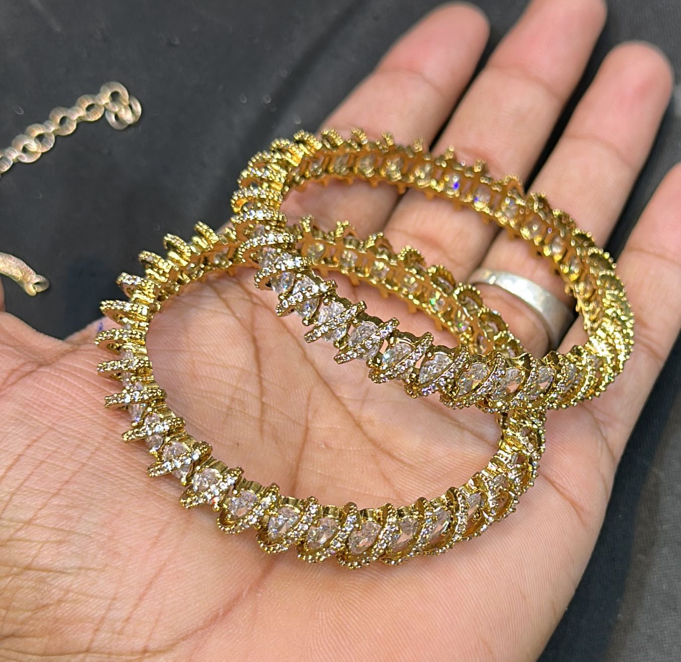 Victorian Polish AD Stone Bangles