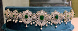 American Diamond Stones Bridal Hip Chain - Nakshatra Jewels