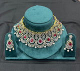 American Diamond Stones Bridal Choker