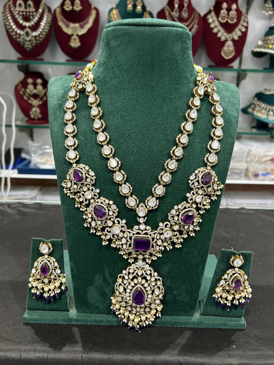 Moissanite Stones Bridal Designer Haram