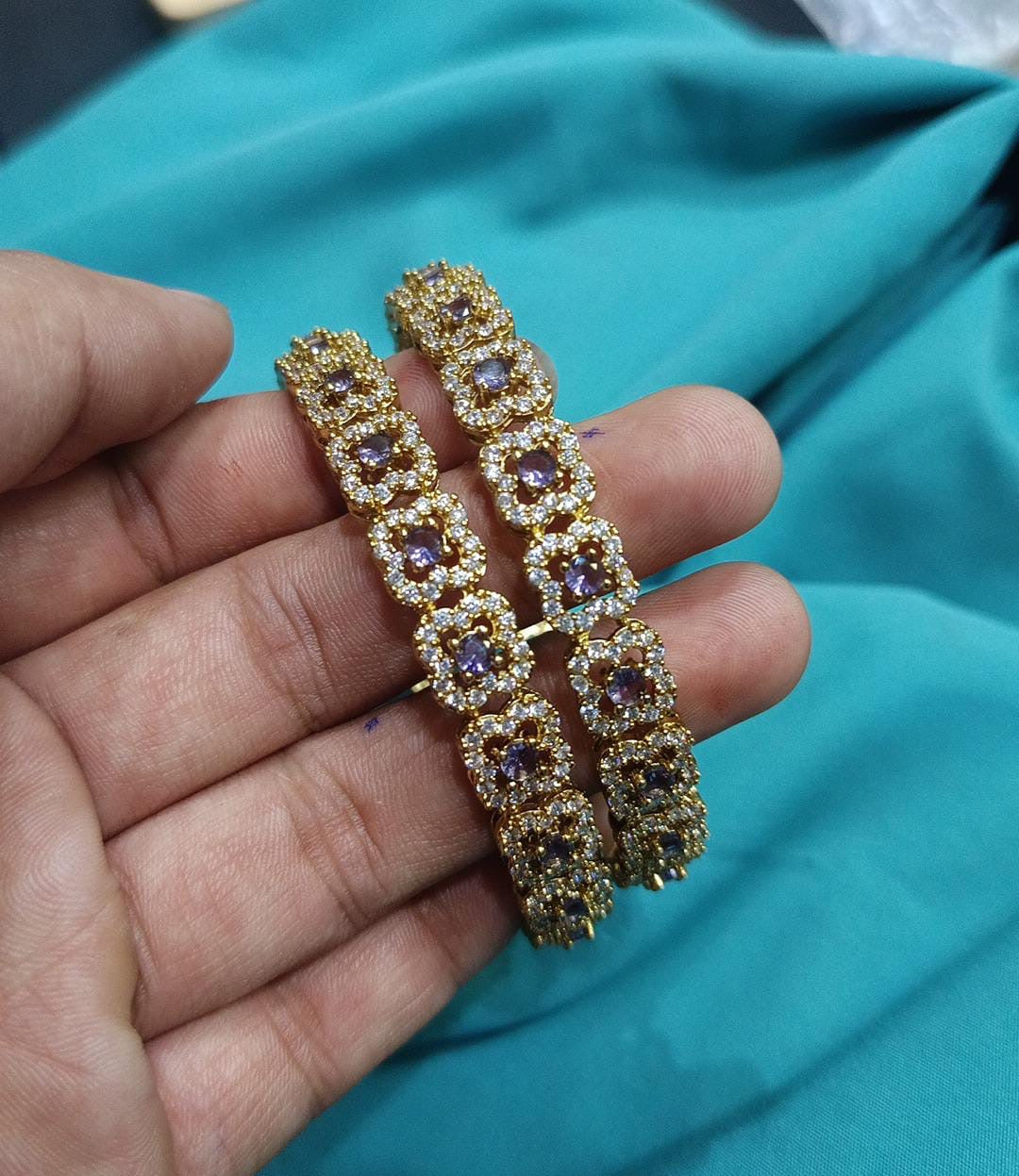 Victorian Polish AD Stone Bangles