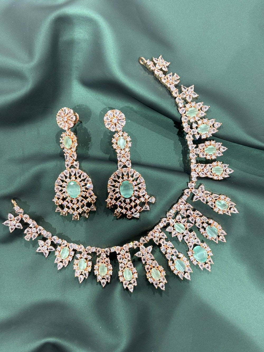 AD Stones Necklace - Nakshatra Jewels