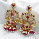 Premium AD Stone Earrings - Nakshatra Jewels