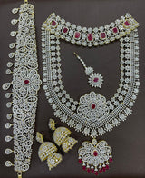 American Diamond Stones Bridal Combo Set