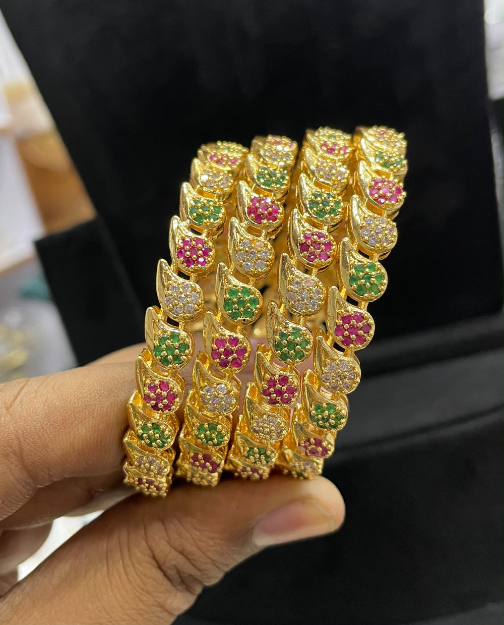 AD Stone Bangles
