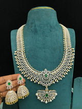 American Diamond Stone Bridal Haram - Nakshatra Jewels