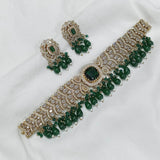 Victorian Polish with AD Stones Choker - Nakshatra Jewels