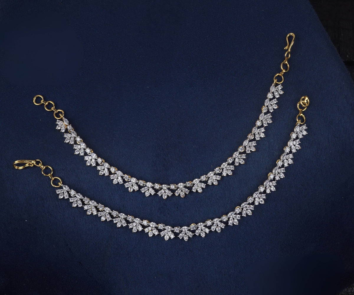 AD Stones Ear Chains
