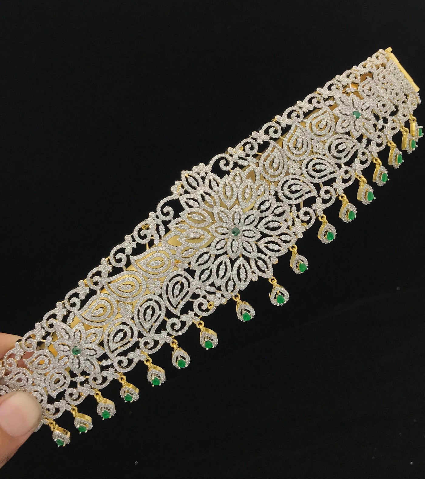 American Diamond Stones Bridal Hip Belt