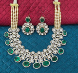Moissanite Stones Bridal Necklace