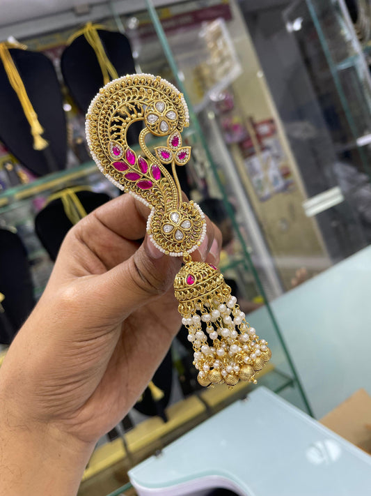 Jaadu Kundan Stones Bridal Earcuffs