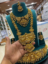 Nakshi Work with AD Stones Bridal Combo