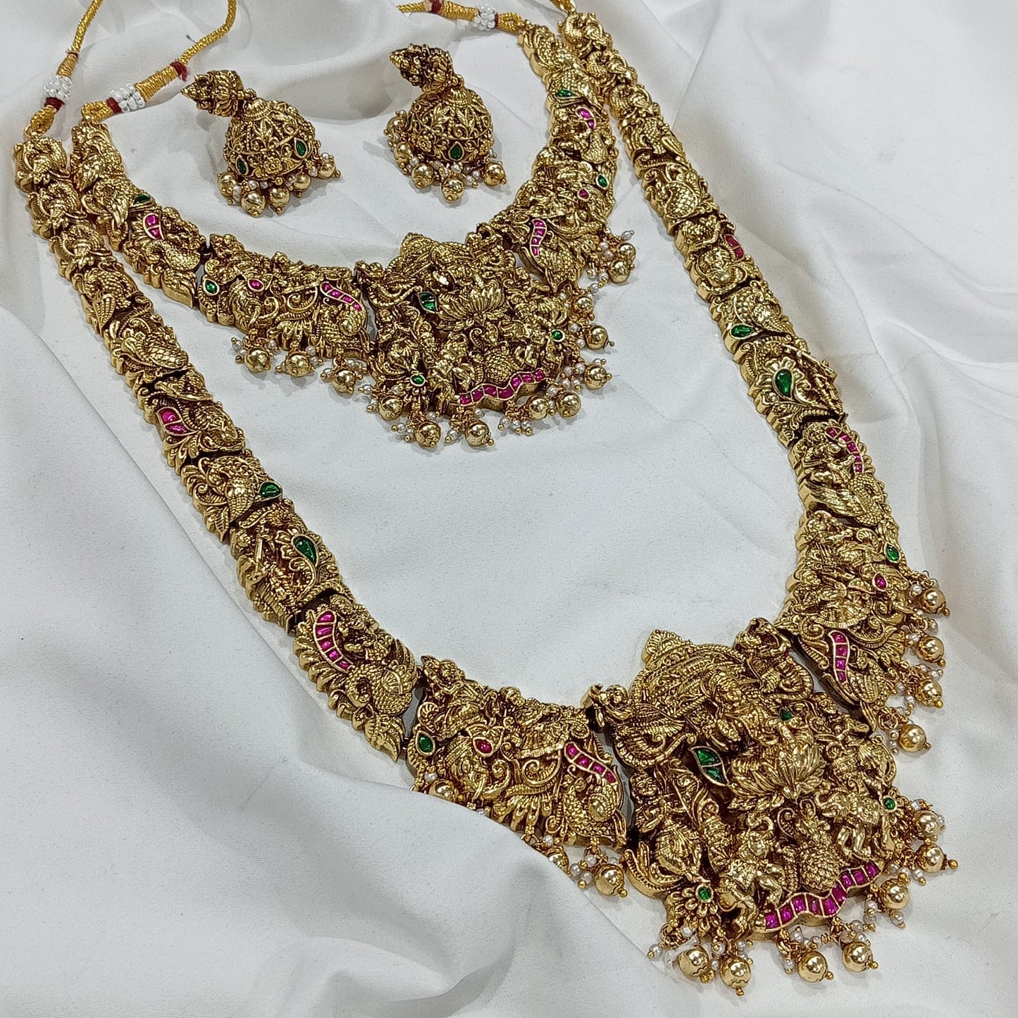 Nakshi Work with Kundan stones Bridal Combo