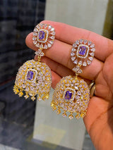 Premium AD Stone Earrings - Nakshatra Jewels