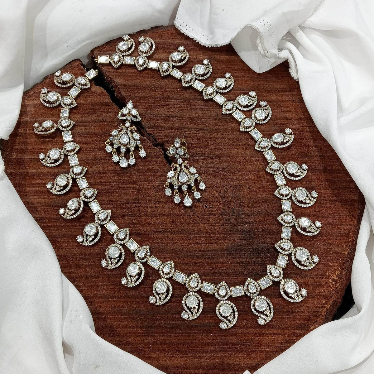 Moissanite Stones Bridal Haram