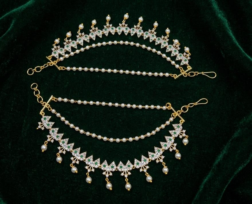 AD Stone Ear Chains