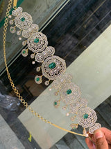 American Diamond Stones Bridal Hip Chain - Nakshatra Jewels