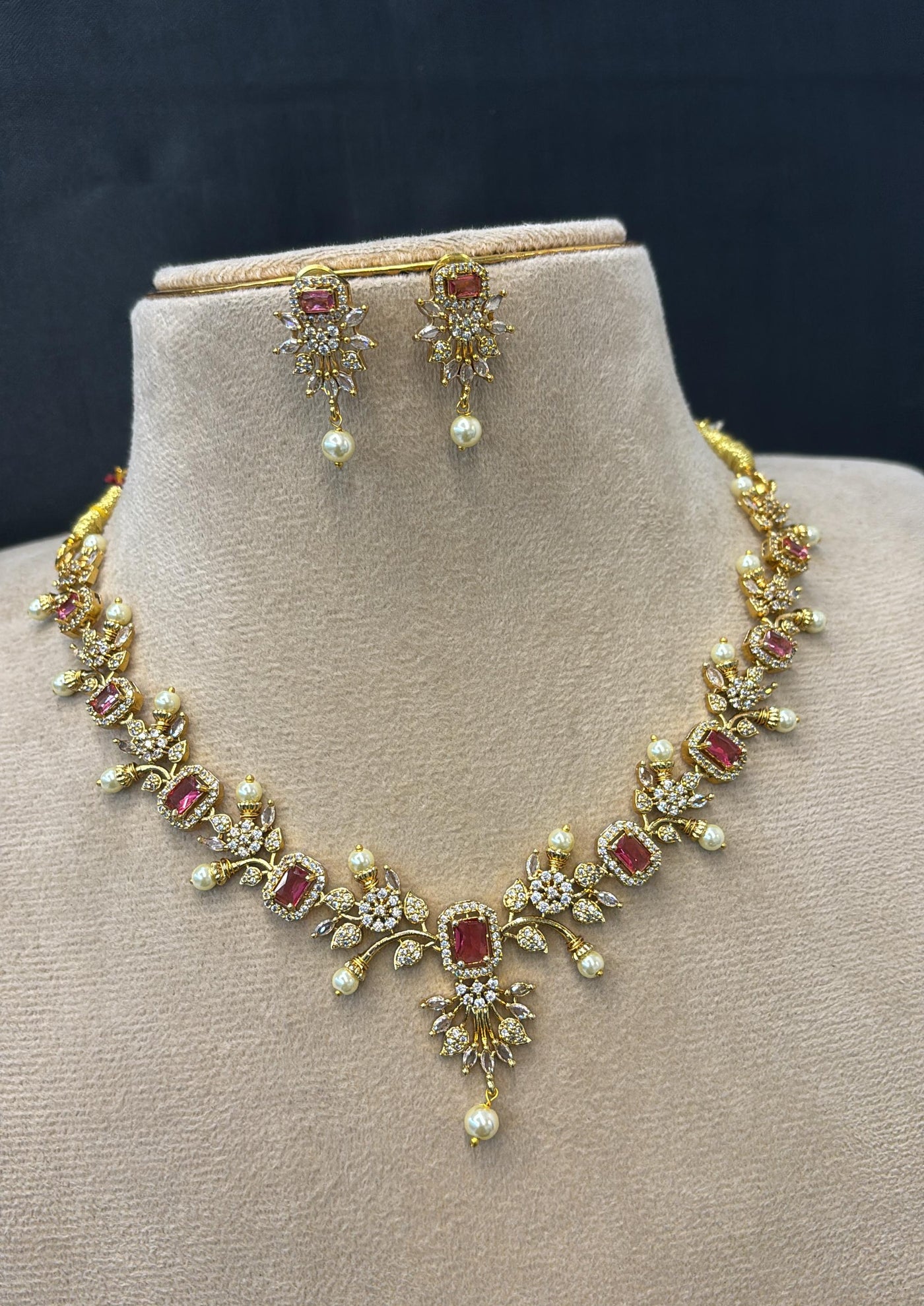 AD Stones Necklace