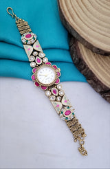 Premium Imitation Jewelry with Kundan Stone Antique Watches