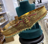 Nakshi Work with Kundan Stones Bridal Hip Belt
