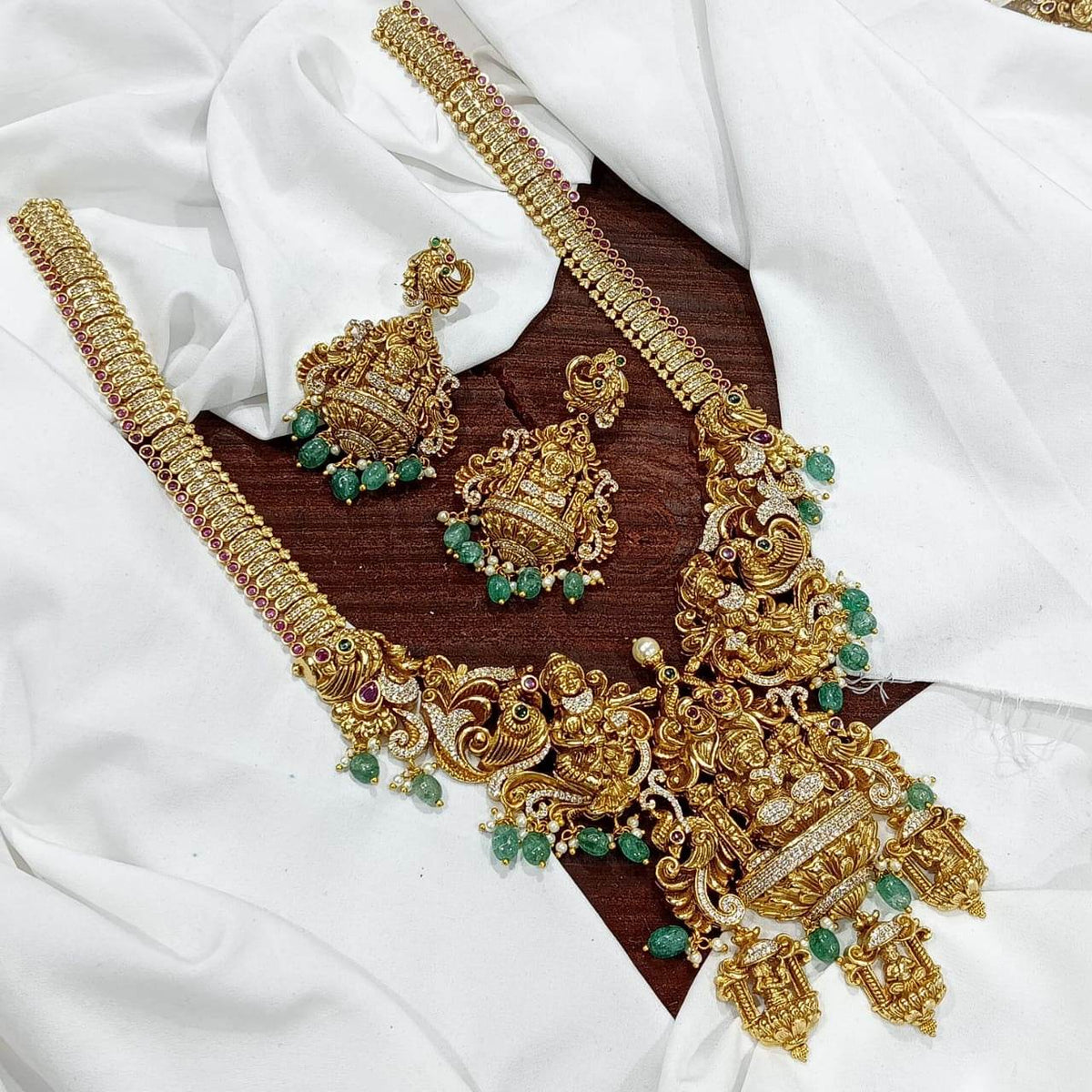Nakshi Work with AD Stones Bridal Haram