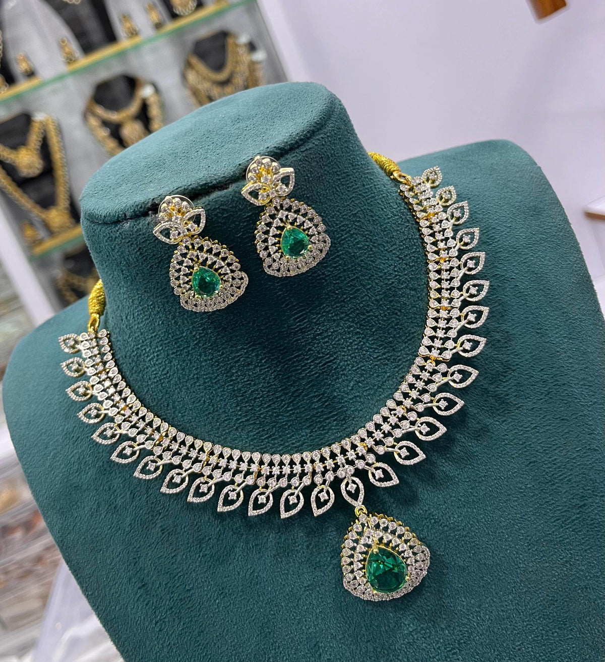 American Diamond Stones Necklace