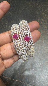 AD Stone Bangles - Nakshatra Jewels