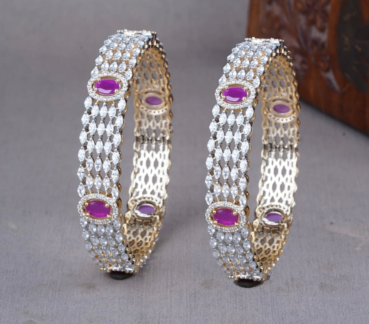AD Stone Bangles