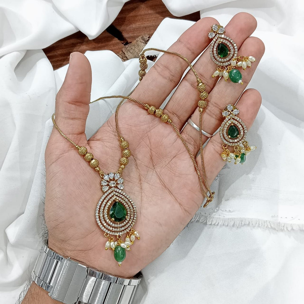 AD Stones Necklace
