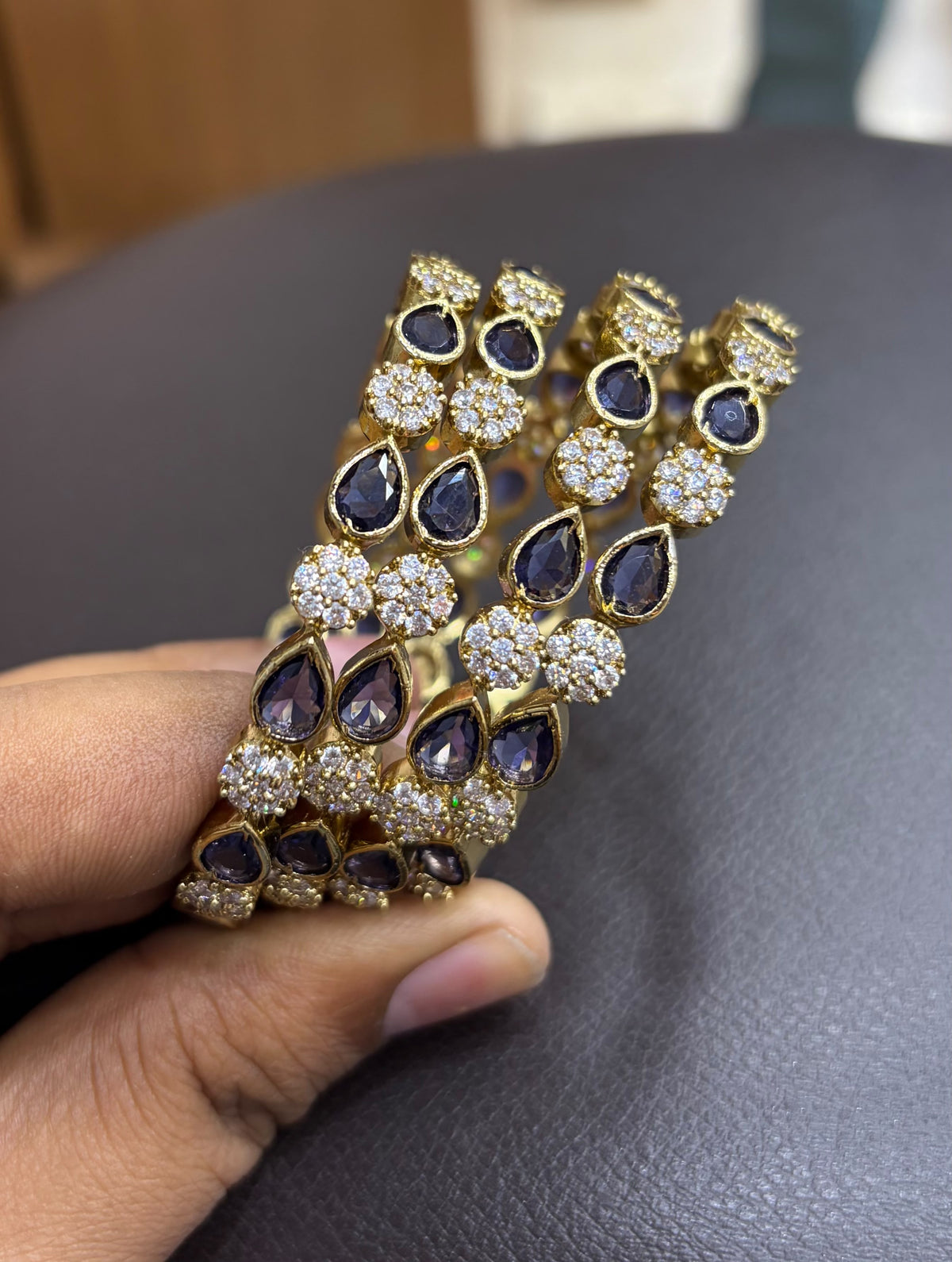 AD Stone Bangles