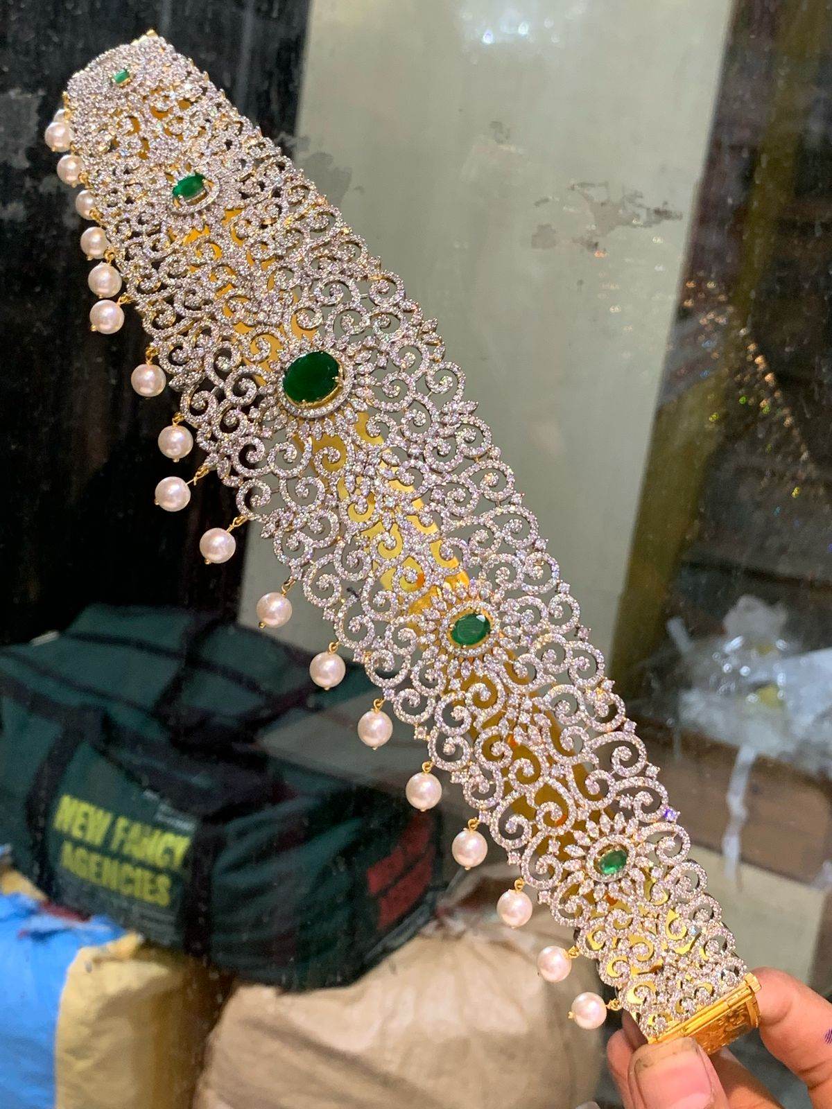American Diamond Stones Bridal Hip Belt