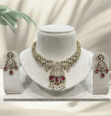 Victorian Polish AD Stones Necklace