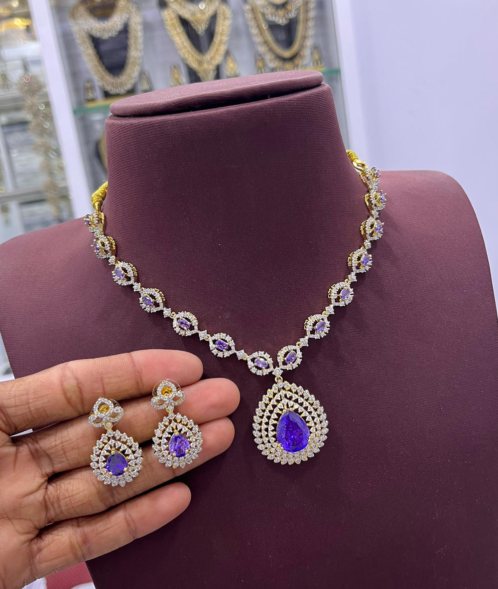 AD Stones Necklace
