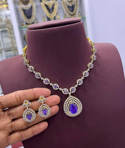 AD Stones Necklace