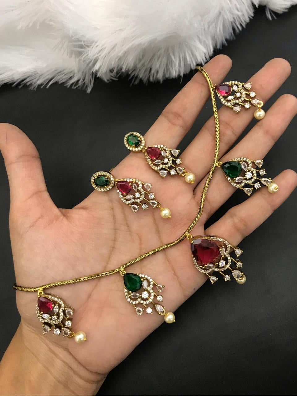 AD Stones Necklace