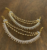 Premium Matt with AD Stones Ear Chains