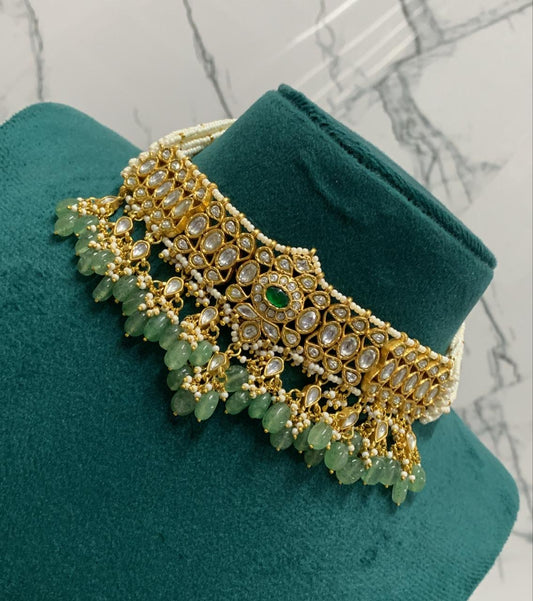 Jadau Kundan Stones Bridal Choker