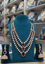 Mossianite with AD Stones Bridal Layer Haram