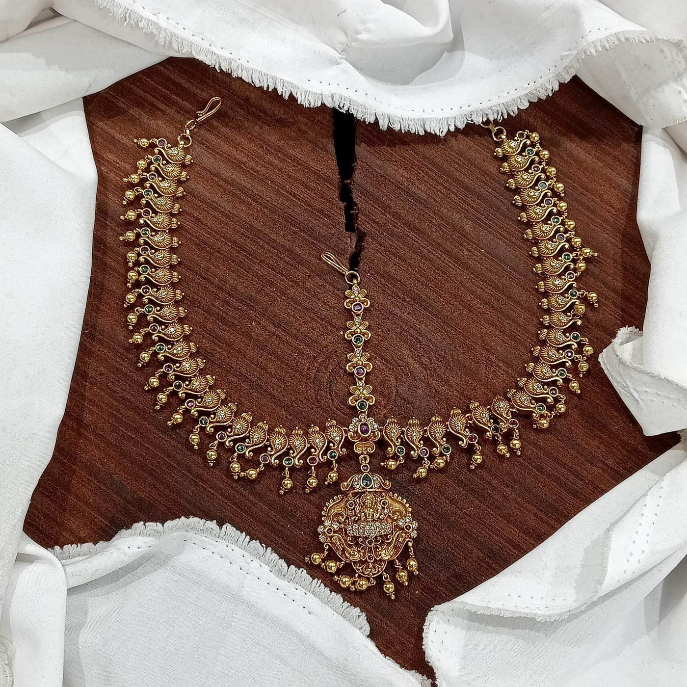 Nakshi Work with AD Stones Head Set
