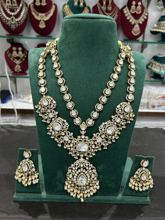 Moissanite Stones Bridal Designer Haram