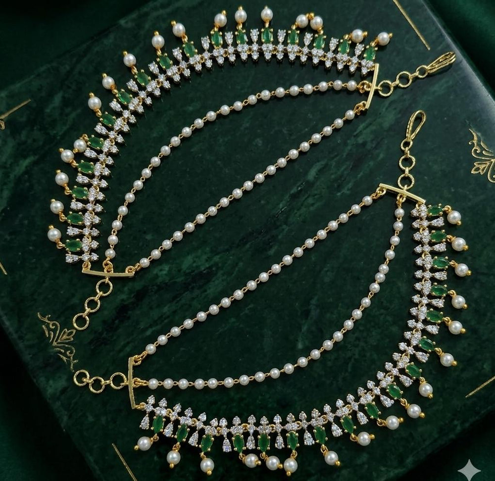 AD Stone Ear Chains