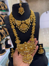 Nakshi Work with AD Stones Bridal Combo Set