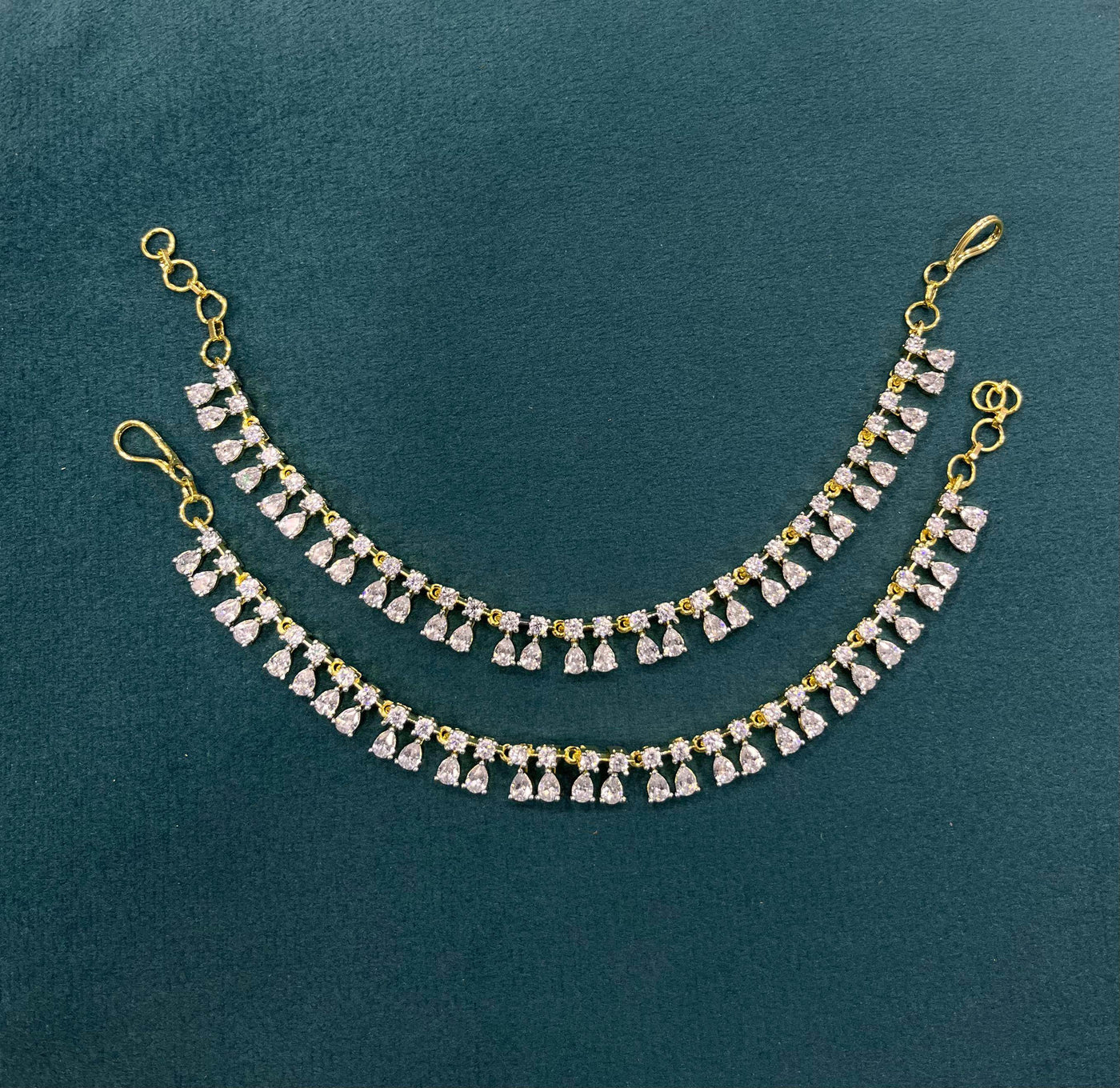 AD Stones Ear Chains
