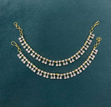 AD Stones Ear Chains - Nakshatra Jewels
