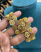 Premium Matt Kempu and AD Stone Bangles