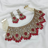 Moissanite & AD Stones Bridal Choker - Nakshatra Jewels