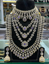 American Diamond Stones Bridal Combo